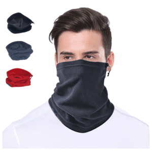 156 Sjaal Fleece - Col Sjaal - Zwart