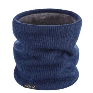 232-2 Sjaal Luxe - Fleece Voering - Blauw