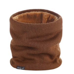 233-2 Sjaal Luxe - Fleece Voering - Bruin