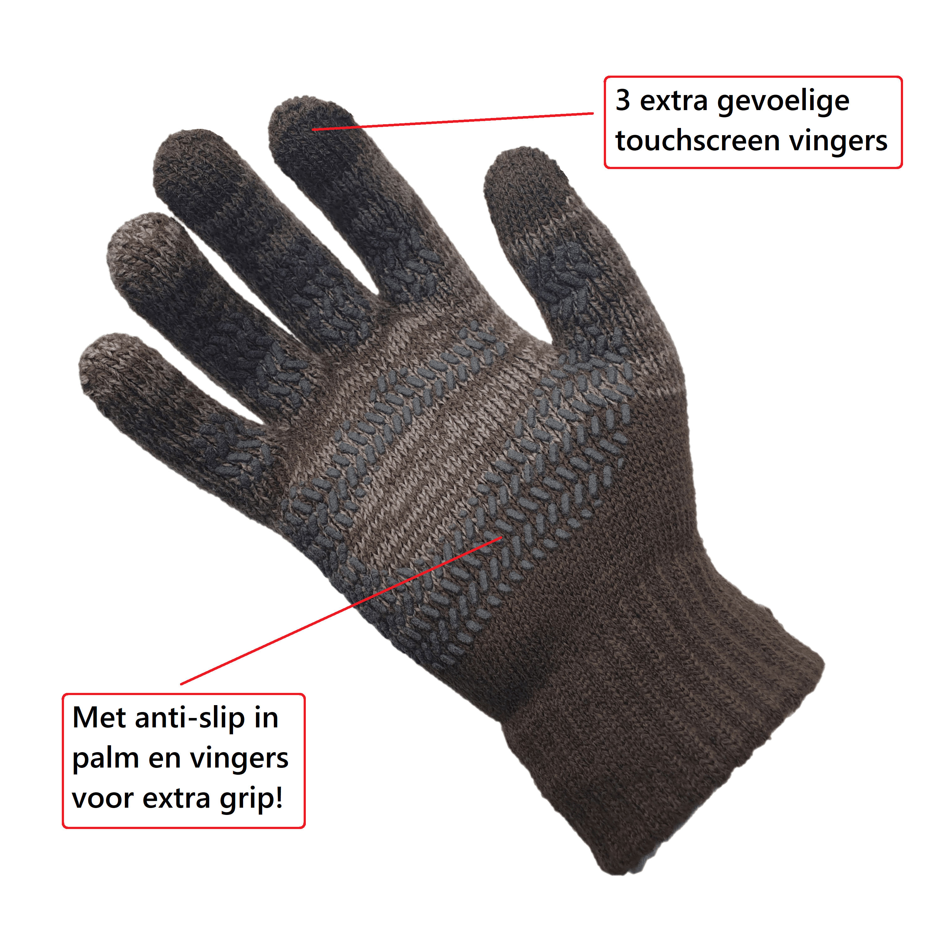 Handschoenen - Luxe - Bruin - Afbeelding 2