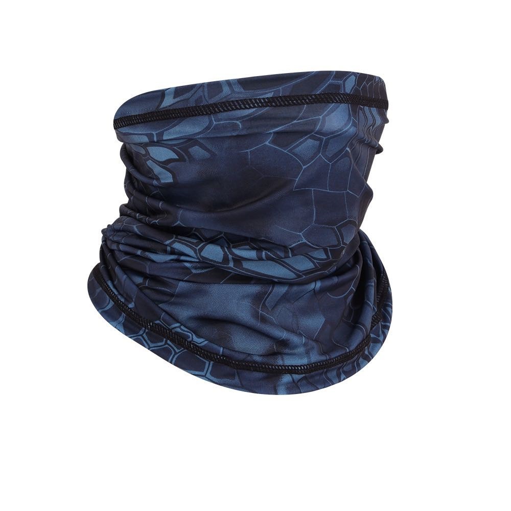 Multifunctionele Nekwarmer | Sjaal | Bandana | Sporten | Unisex | One Size | Tech Blue - Afbeelding 5