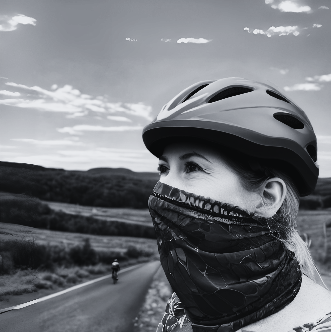 Multifunctionele Nekwarmer | Sjaal | Bandana | Sporten | Unisex | One Size | Tech Blue - Afbeelding 4