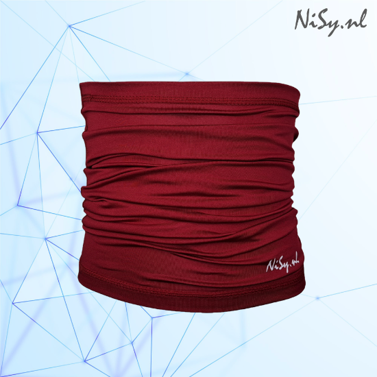 Multifunctionele Nekwarmer | Sjaal | Bandana | Sporten | Unisex | One Size | Rood - Afbeelding 3