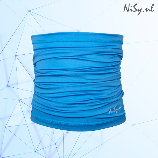Multifunctionele Nekwarmer | Sjaal | Bandana | Sporten | Unisex | One Size | Blauw - Afbeelding 2