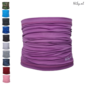 PaarsFront Multifunctionele Nekwarmer | Sjaal | Bandana | Sporten | Unisex | One Size | Paars