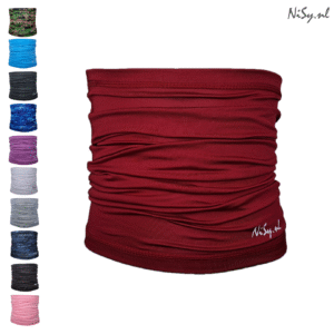 RoodFront Multifunctionele Nekwarmer | Sjaal | Bandana | Sporten | Unisex | One Size | Rood